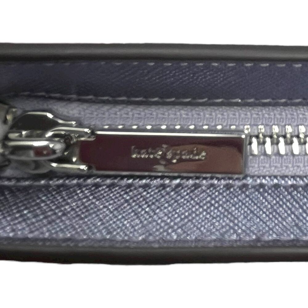 Kate Spade Glitter Lilly Pochette Silver Candied Flower Glitter NWT $249 - Picture 4 of 8